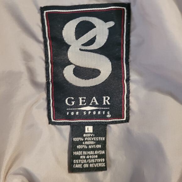 Gear For Sports Men's Color block Windbreaker Hood Zipper Pockets Size Large - Picture 10 of 12